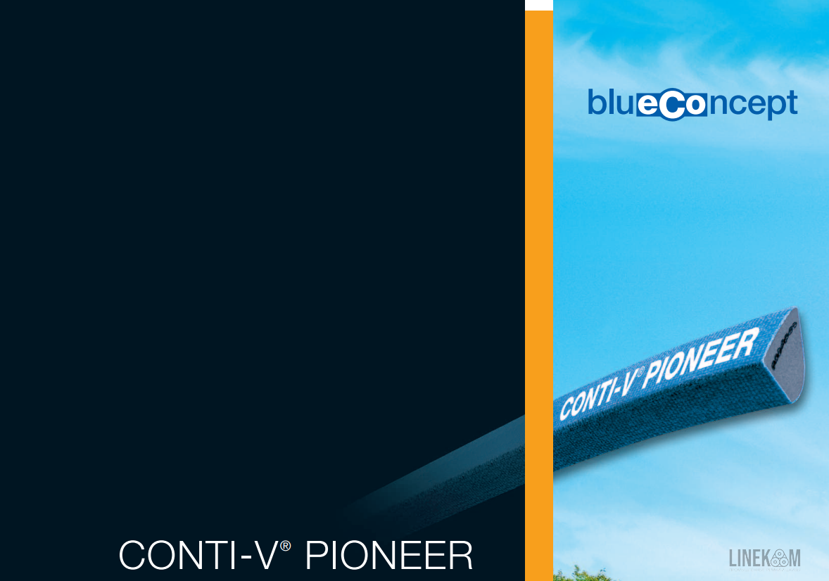 Экологичные приводные ремни Conti-V-Pioneer